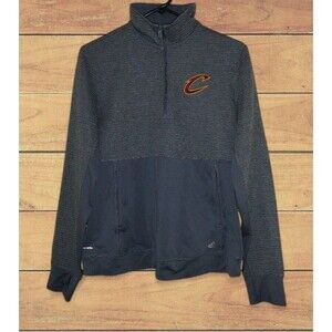 Adidas Cleveland Cavaliers "Team Issue" On-Court Quarter-zip Pullover Size M